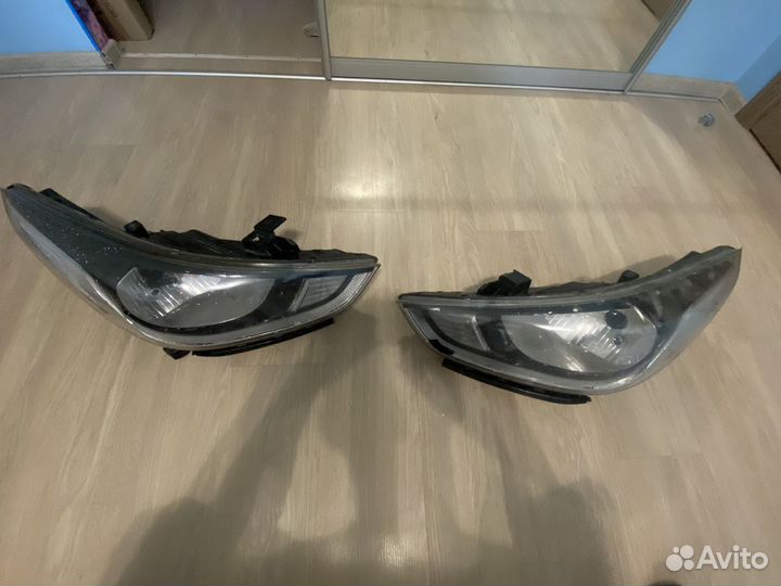 Фары на hyundai solaris 2 2017г