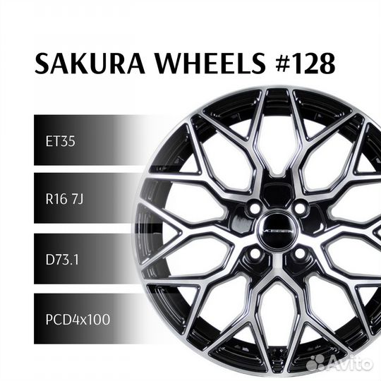 Sakura Wheels №128 R16x7 35 4/100 73,1 BFP