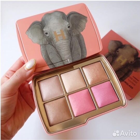 Hourglass diffused rose edit, палетка слон