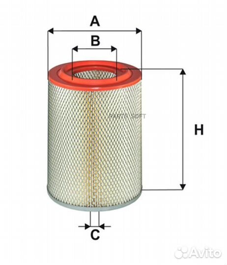 Filtron AM4113 AM 411/3 фильтр воздушный\ уаз-Патр