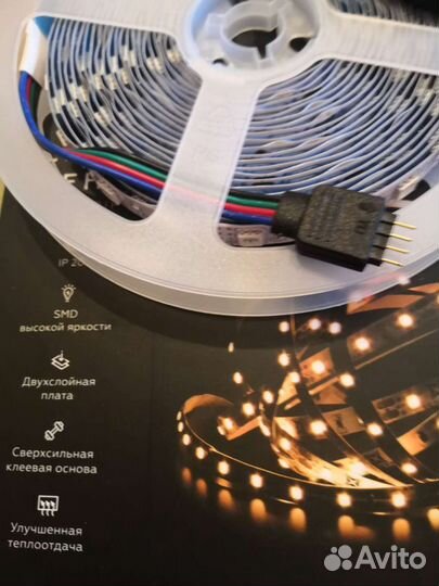 Светодиодная лента RGB 12v 1м