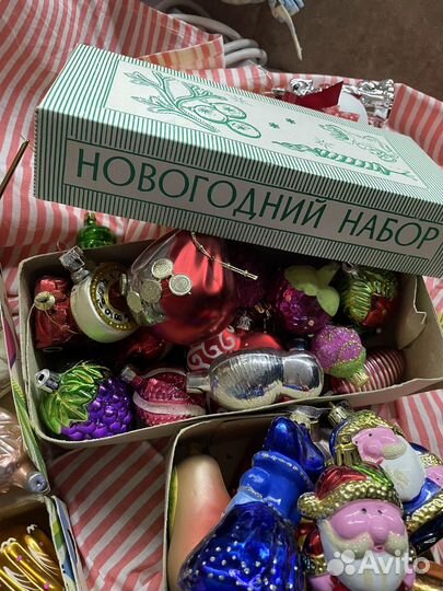 Елочные игрушки СССР