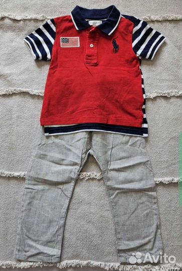 Брюки лён hm