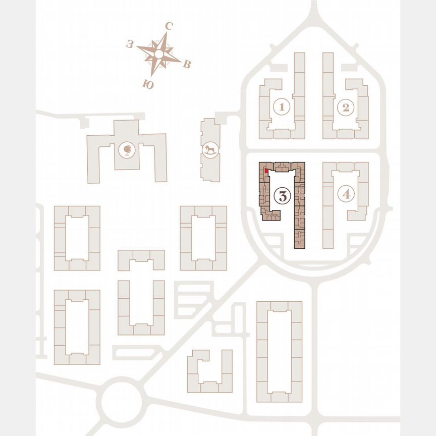 Квартира-студия, 27,8 м², 3/4 эт.