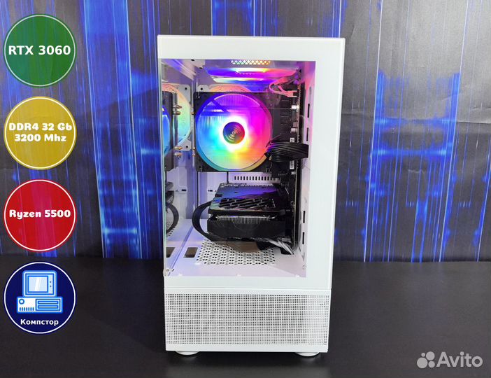 Домашний комп AMD5500-RTX3050-32DDR4-RJV718265-A520