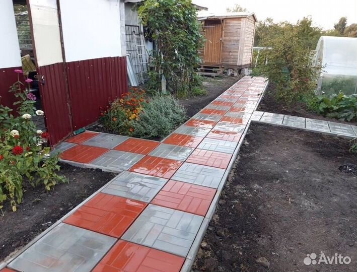 Плитка тротуарная кладка