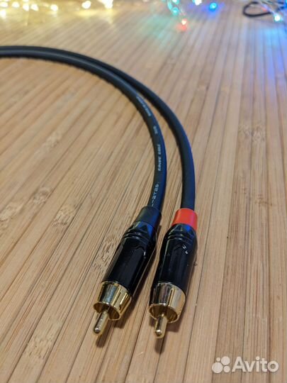 2 RCA межблочный кабель Hermitage Vintage Cable