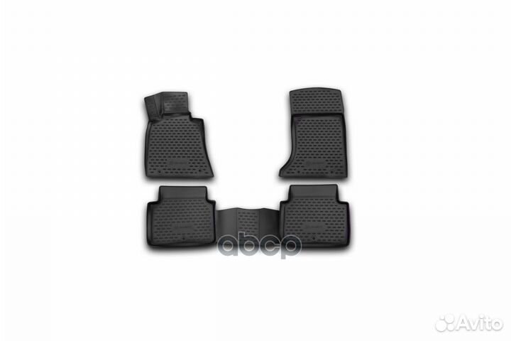 Коврики 3D в салон hyundai Genesis, 2014, 4 ш