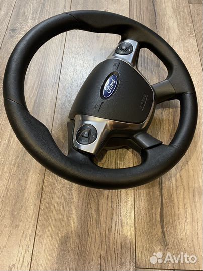 Руль с подушкой Форд Фокус 3 Куга оригинал