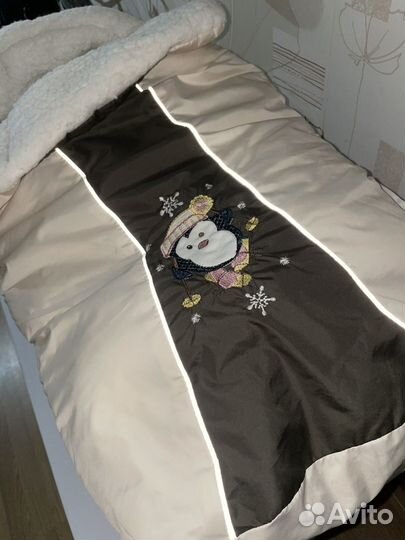 Зимний конверт в коляску