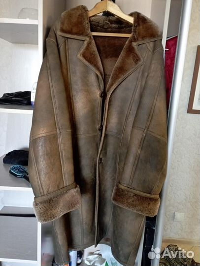 Дубленка натуральная мужская 48 50 размер