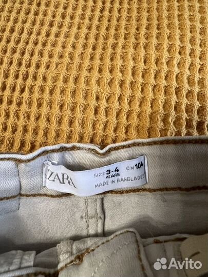 Джинсы zara для мальчика 104