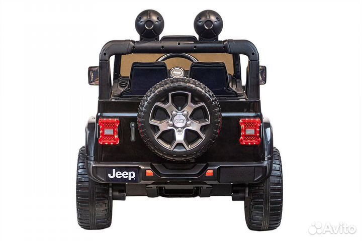 Электромобиль Jeep Rubicon 4x4 Black
