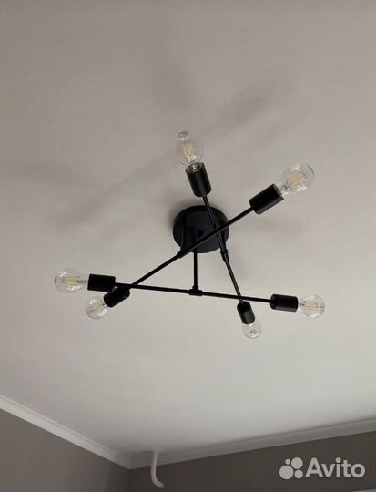 Люстра потолочная в скандинавском стиле новая
