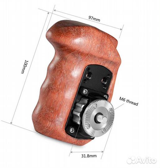 Деревянная рукоятка SmallRig 1941 правая сторона