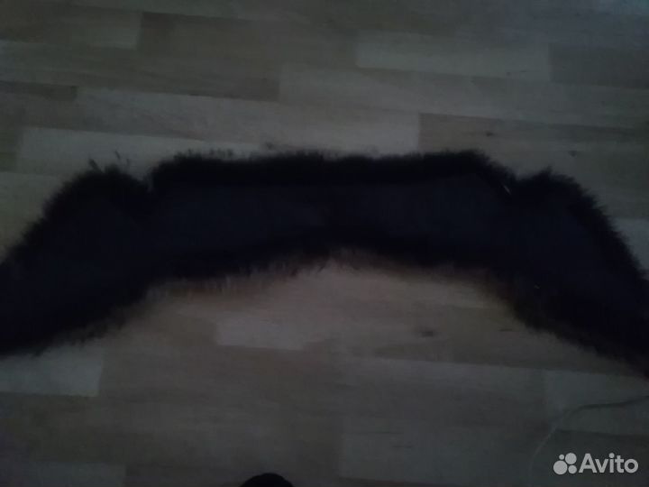 Меховой воротник из енота