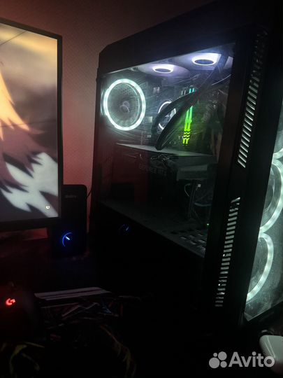 Мощный игровой пк с Монитором и не только
