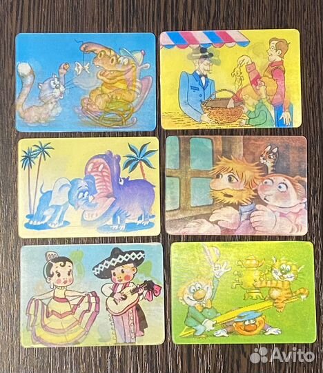 Переливные календарики СССР