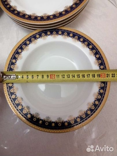 Тарелки фарфор 5 шт