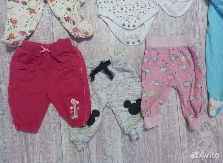 Вещи пакетом на девочку 62 68