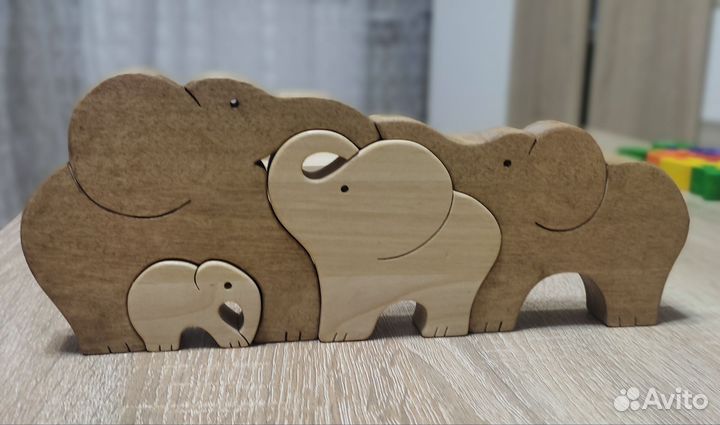 Деревянные пазлы