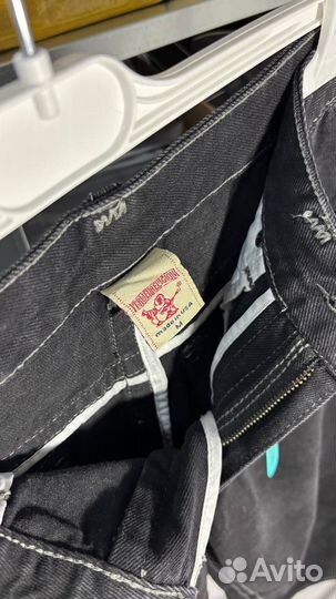 Джинсы True Religion Y2K широкие черные