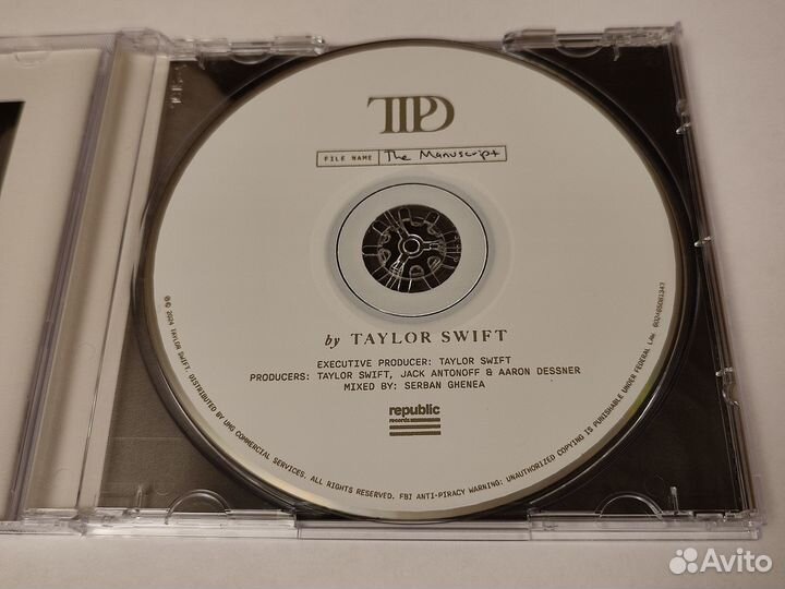 Cd Taylor Swift - The Tortured Poets Departnent