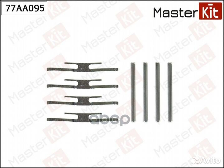 Комплект установочный тормозных колодок opel CO