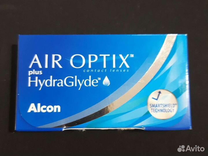 Линзы контактные Air optix plus HydraGlyde