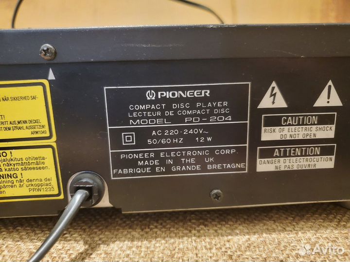CD-проигрыватель Pioneer PD-204
