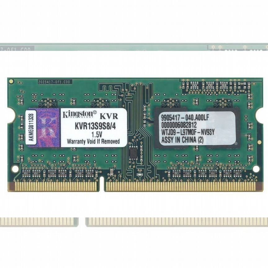 [KVR13S9S8/4] Оперативная Память Kingston Ddr3 4gb Kvr13s9s8/4