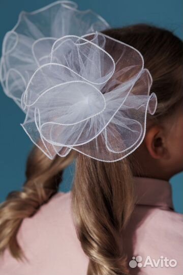 Банты белые большие