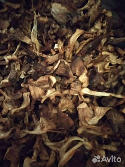 Грибы лисички сушеные