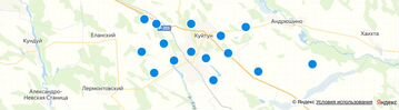 На карте