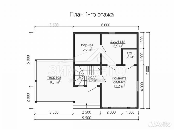 Каркасная баня под ключ