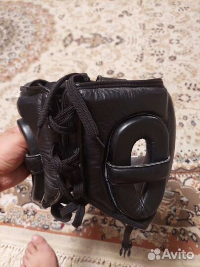 Боксерский шлем с бампером