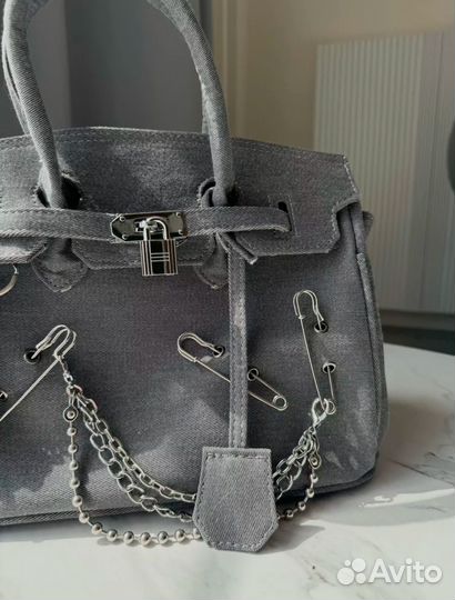 Сумка джинсовая
