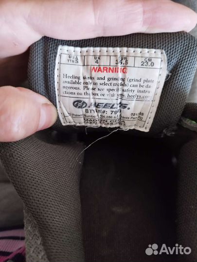 Кроссовки роликовые heelys