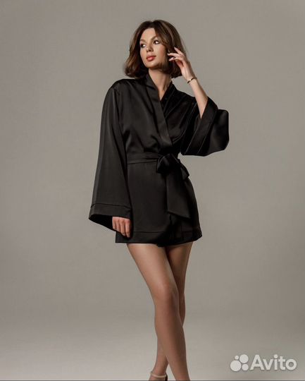 Кимоно халат, пляжная накидка