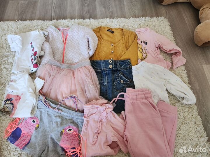 Вещи пакетом на девочку 104-116