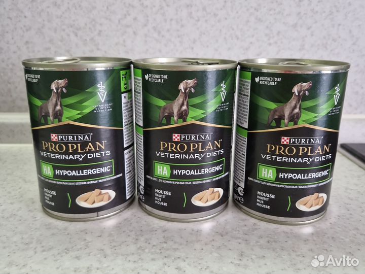 Purina pro plan hypoallergenic для собак паштет