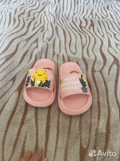 Шлепки детские для девочки