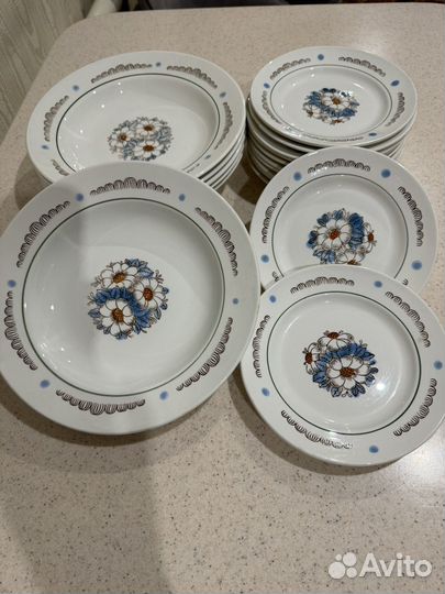 Тарелки зик конаково СССР новые