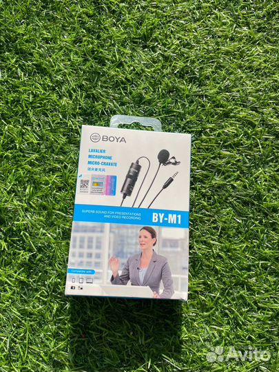 Петличный микрофон Boya by-m1. Новый