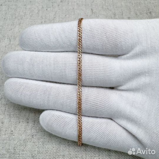 Браслет. Плетение «Двойной ромб». Размер 19, №Z397