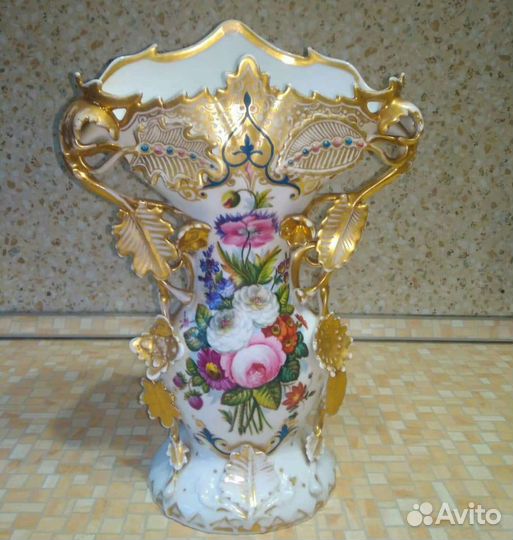 Антикварная ваза Жакоб Пети , Франция 19