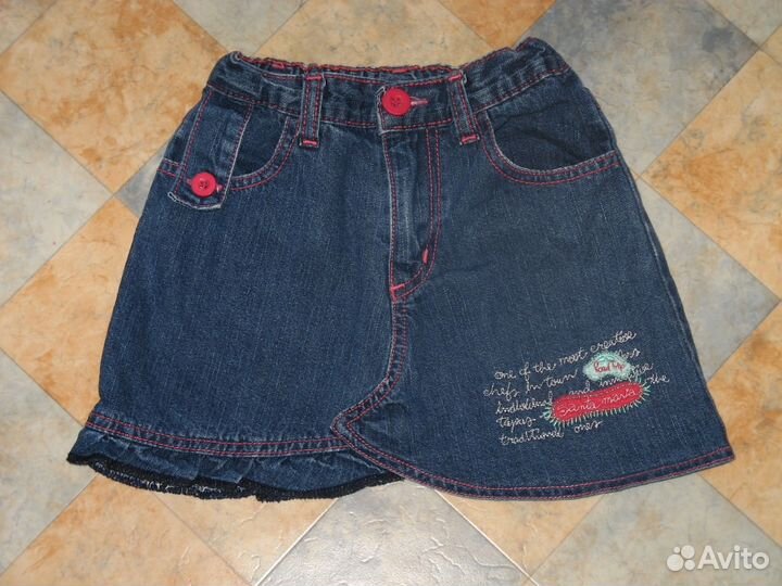 Джинсовые штаны, юбка, комбинезон; штаны