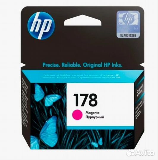 Картридж струйный HP178 CB319HE пурпурный оригинал