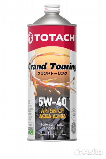 Масло моторное Grand Touring SN 5W-40 1 л totachi