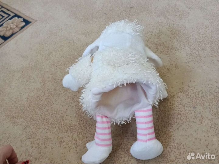 Мягкая игрушка овечка на руку